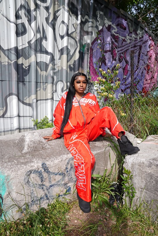 Red 23 Windbreaker